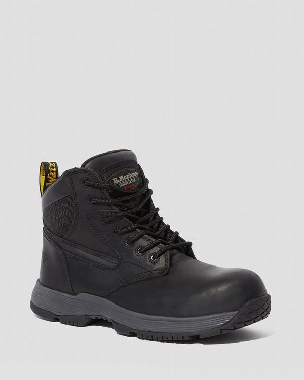 Dr Martens Dámské Pracovní Boty Corvid Safety Toe Černé, CZ-140783